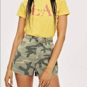Topshop Camo Shorts
